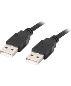 Lanberg CA-USBA-20CU-0005-BK USB cable 0,5 m 2.0 USB A Black