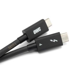 OWC OWCCBLTB4C2.0M Thunderbolt cable 2 m 40 Gbit/s Black