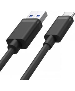 UNITEK KABEL USB USB-A — USB-C 50CM, Y-C481BK BLACK