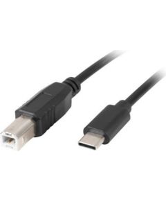 Lanberg CA-USBA-14CC-0018-BK cable 1.8 m USB 2.0 USB C USB B Ferrit Black