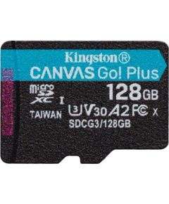 Kingston Technology Canvas Go! Plus memory card 128 GB MicroSD UHS-I Class 10  V30