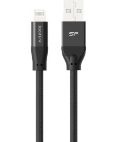 Silicon Power SP1M0ASYLK35AL1K USB cable 1 m USB 2.0 USB A USB C/Lightning Black