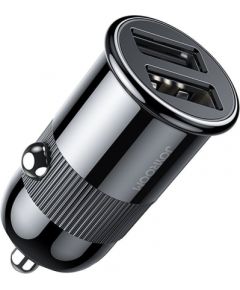 Joyroom C-A06 3.1A Dual-port Smart Car Charger Black