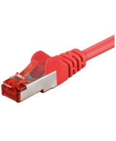 Kabelis FTP CAT6e LAN ar savienojumiem sarkans10.0m