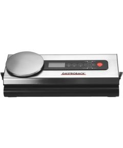 Gastroback Vacuum sealer with scale  46012 Stainless steel/ black, 110 W