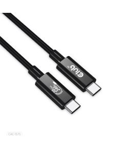 Club 3d Club3D CAC-1575  USB4 GEN2X2 TYPE-C BI-DIRECTIONAL CABLE 4K60HZ,DATA 20GBPS, PD 240W(48V/5A) EPR M/M 2M/6.56FT