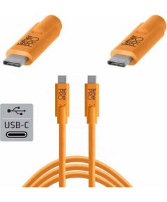 Tether Tools Pro cable USB-C - USB-C 4,6m, orange