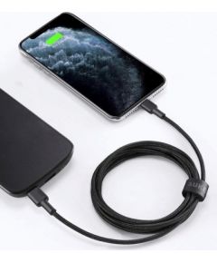 AUKEY CB-CL03 USB cable Quick Charge USB C-Lightning | 2m | Black