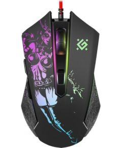 Gaming, optic, wired mouse  DEFENDER GM-933 SIN'SISTER 7200dpi 6P RGB