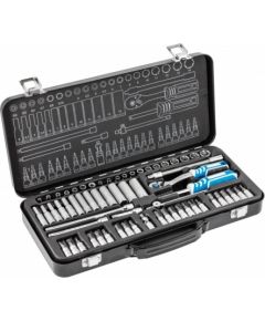 Instrumentu komplekts 1/4" 6-kantes 63gab., Hogert