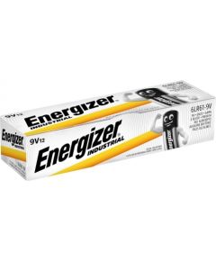 ENERGIZER INDUSTRIAL PRO 6LR61 9V BATTERIES 12 PCS