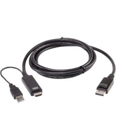 Aten 2L-7D02HDP True 4K 1.8M HDMI to DisplayPort Cable