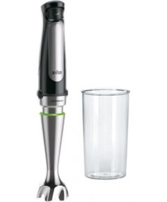 Braun Hand Blender MQ7000X MultiQuick Immersion Hand Blender, 1000 W, Black/Stainless Steel