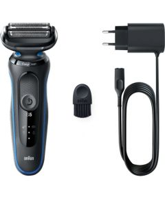 Braun 51-B1000s Black/Blue bārdas skuveklis