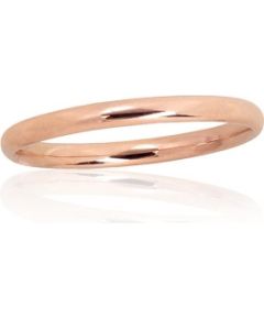 Золотое обручальное кольцо #1101119(Au-R), Красное Золото	585°, Размер: 21, 1.7 гр.