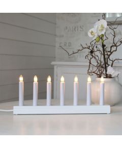 Advent candle IDA H15cm, white