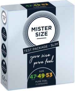 MISTER SIZE Test Packege Slim 3 pc(s) Smooth