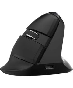 Wireless Vertical Mouse Delux M618Mini BT+2.4G RGB 4000DPI (black)