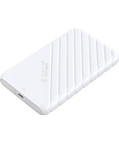 Orico 2.5' HDD / SSD Enclosure, 6 Gbps, USB-C 3.1 Gen1 (White) Ārējo HDD, SSD korpui
