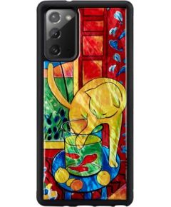 iKins case for Samsung Galaxy Note 20 cat with red fish