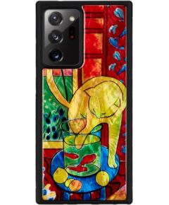 iKins case for Samsung Galaxy Note 20 Ultra cat with red fish