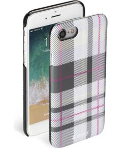 Krusell Limited Cover Apple iPhone 8/7 plaid light grey