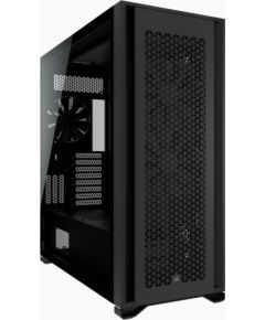 Corsair Tempered Glass PC Case 7000D AIRFLOW Side window, Black, Full-Tower, Power supply included No