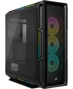 Corsair Tempered Glass Smart Case  iCUE 5000T RGB Side window, Black, Mid-Tower, Power supply included No