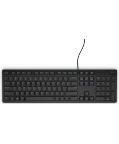 Dell Keyboard KB216 Multimedia, Wired, NORD, Black