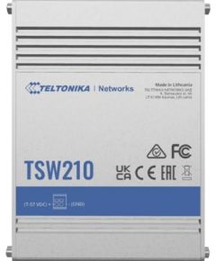 Teltonika Switch TSW210 No, Unmanaged, Wall mountable, 1 Gbps (RJ-45) ports quantity 8