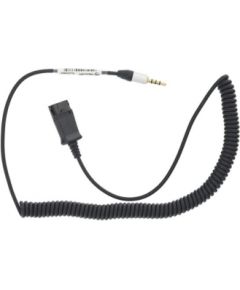 Tellur QD to Jack 3.5mm 4 pole adapter cable 2.95m black