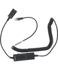 Tellur QD to RJ11 adapter cable + universal switch, 2.95m max black