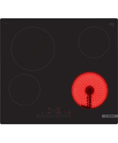 Bosch Serie 6 PKE611FP2E hob Black Built-in 60 cm Ceramic 4 zone(s)