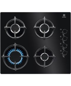 Electrolux EGG6407K Black Built-in 59 cm Gas 4 zone(s)