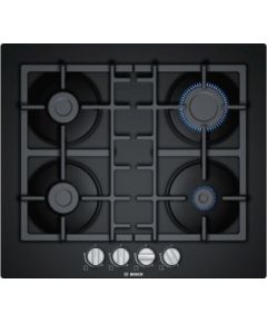 Bosch Serie 4 PNP6B6B90 hob Black Built-in 60 cm Gas 4 zone(s)