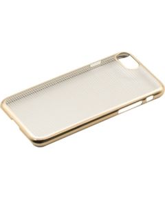 Tellur Cover Hard Case for iPhone 7 Horizontal Stripes gold