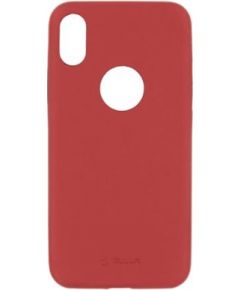 Tellur Cover Slim Synthetic Leather for iPhone X/XS red