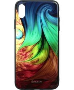 Tellur Cover Glass print for iPhone XS MAX mesmeric