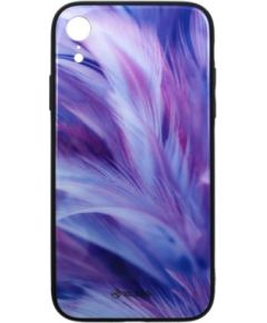 Tellur Cover Glass print for iPhone XR feather