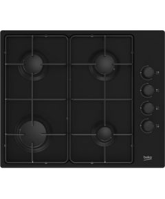 Beko HIBG64120SB hob Black Built-in 60 cm Gas 4 zone(s)