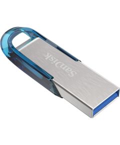 SanDisk Ultra Flair 32GB, USB 3.0, 150MB/s read - Tropical Blue ; EAN:619659163020