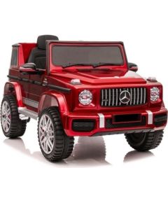 Bērnu vienvietīgs elektromobilis Mercedes G63, sarkans-lakots