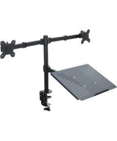 ART DESK MOUNT FOR 2 LED / LCD MONITORS 13-27inch + notebook