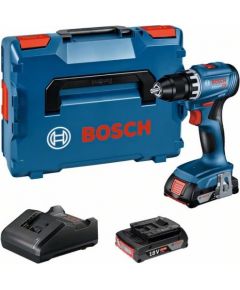 Akumulatora urbis Bosch GSR 18V-45, (2x2.0Ah), 0-500 / 0-1.900 min.-1