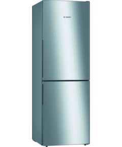 Bosch Serie 4 KGV33VLEA fridge-freezer Freestanding 289 L E Stainless steel