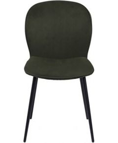 Krēsls EVELYN 43x58.5xH82cm melns/olīvu zaļš