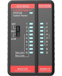 Habotest HT812A Network cable tester RJ45/RJ14/RJ12/RJ9