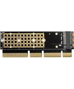 AXAGON PCEM2-1U PCI-E 3.0 16x - M.2 SSD NVMe, up to 80mm SSD, low profile 1U