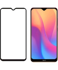 Fusion Full Glue 5D Tempered Glass Aizsargstikls Pilnam Ekrānam Xiaomi Redmi 9A | 9C Melns