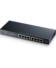 ZYXEL GS1900-8 V2, 8 PORT GBE L2 SMART SWITCH, DESKTOP, FANLESS